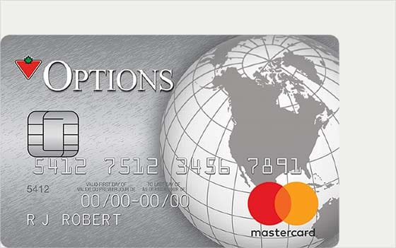 canadian tire options mastercard