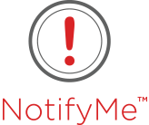 Get your account notifications on your cell phone or on email with notify me alerts